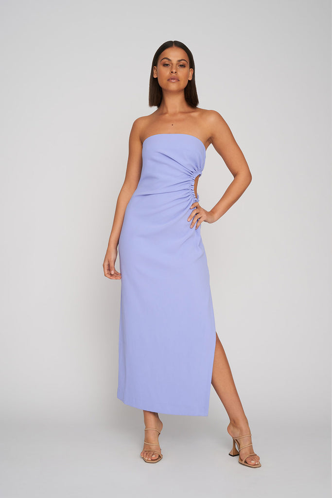 Selena Strapless Dress - Violet – BY ...